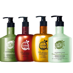 柏艺诗仙果焗精华修护发膜橄榄护发素鲜果焗滋养去屑洗发乳摩洛哥