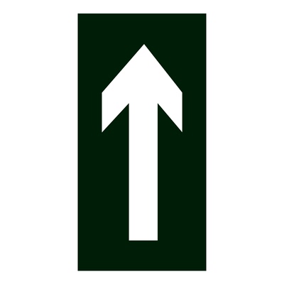 【强粘不掉】安全出口指示牌地贴