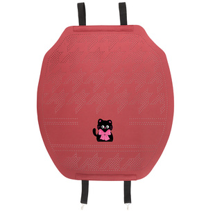 汽车坐垫四季通用透气2026新款卡通可爱单片后排车载翻毛皮马鞍垫