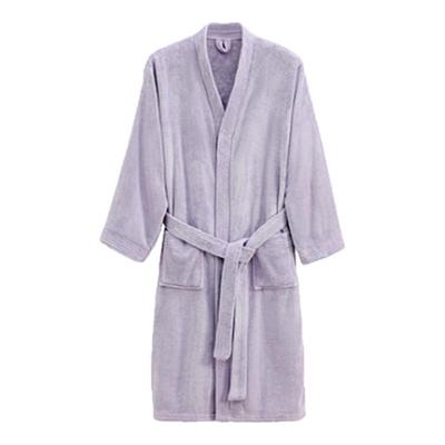 情侣款浴袍加绒加厚珊瑚绒