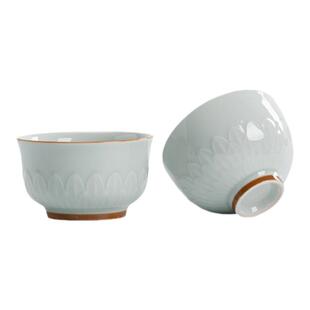 南山先生莲瓣主人杯个人家用功夫茶杯品茗杯单杯简约陶瓷泡茶杯子