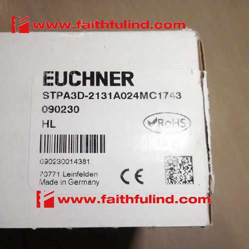 议价Euchner 090230 安士能全新安全开关 STPA3D-2131A024MC1743