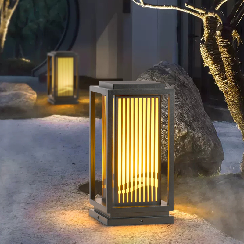 草坪灯草地灯庭院灯花园别墅园林户外防水地灯新中式落地灯太阳能