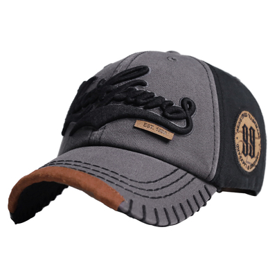 水洗软顶潮流时尚刺绣棒球帽