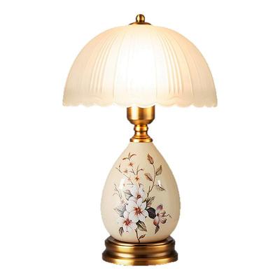 美式复古充电床头台灯