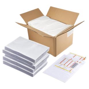A4A5加厚透明背胶袋快递运单物流发票packinglist装箱单附袋定制