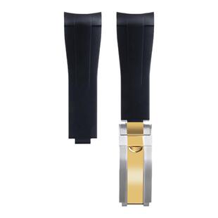 适用劳力士新水鬼41mm手表带126610.13.124060探险家2弧口216570