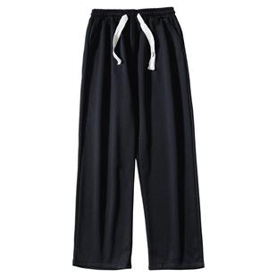 卫裤男复古简约直筒休闲裤子男女潮牌街头宽松阔腿垂感百搭运动裤