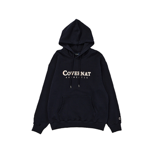 COVERNAT韩国卫衣女深蓝色美式慵懒情侣连帽长袖外套2025新款爆款