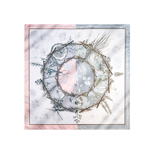 MARJAKURKI玛丽亚古琦真丝大方巾丝巾围巾披肩女外搭妈妈女友礼物