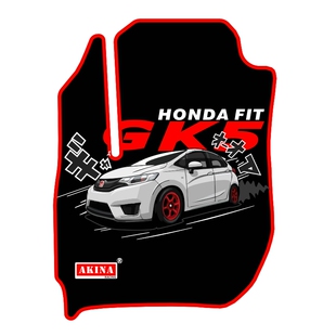 飞度GE8脚垫适用本田内饰用品改装jdm专用原厂连体款车载地毯