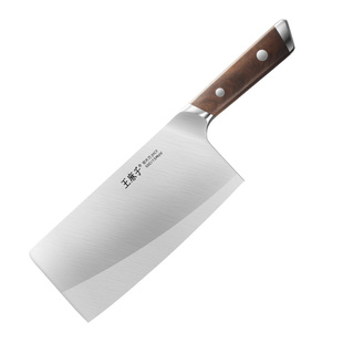 王麻子菜刀家用第一名切肉片切菜小刀具全套装厨房组合菜板二合一