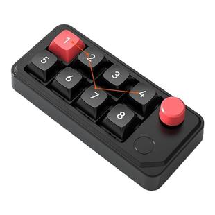 8键有线热插拔可宏定义游戏机械数字小键盘带背光办公炒股多功能