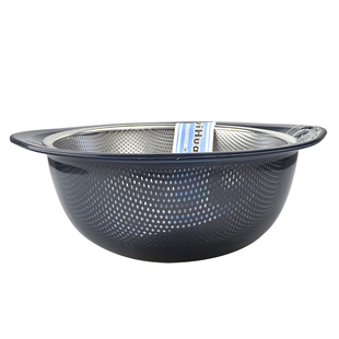 洗菜盆沥水篮不锈钢盆家用洗菜篮子菜筐厨房大号加厚双层2件套