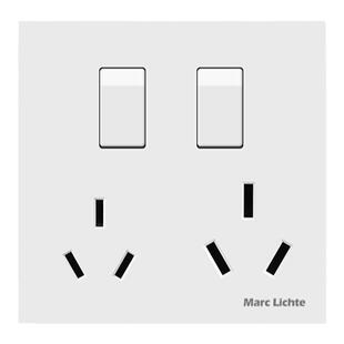 大功率16A+10A三孔6孔带开关86型插座面板厨房空调热水器三三插座