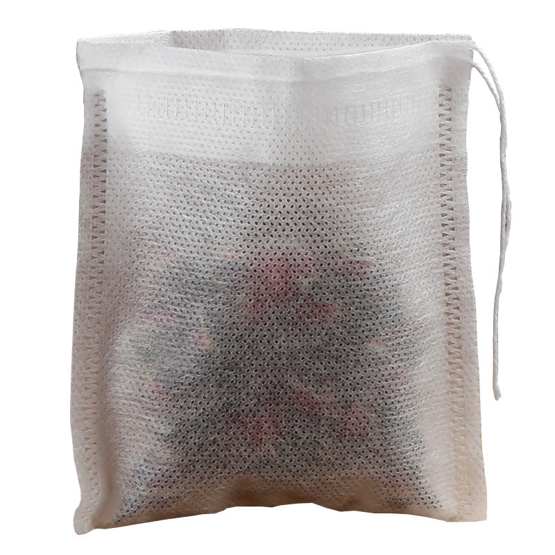 100个12*16cm无纺布煲汤袋足浴药粉茶包袋一次性过滤袋中药袋包邮