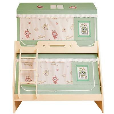 2025新款儿童城堡上下铺子母床