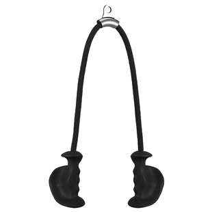 肱三头肌下拉绳单支龙门架拉力器肱二头肌上提绳高位下拉训练器材