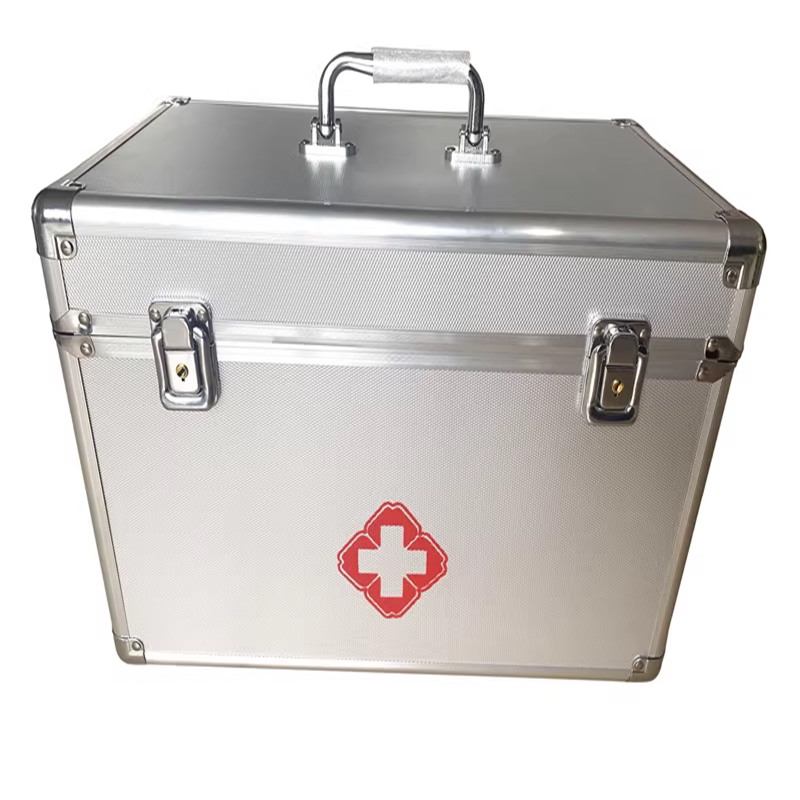 铝合金大小号医药箱出诊急救家用便携金属医用箱家庭多层医疗药箱