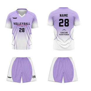 2026新款排球服定制套装男女同款速干比赛队服透气专业乒羽毛球服