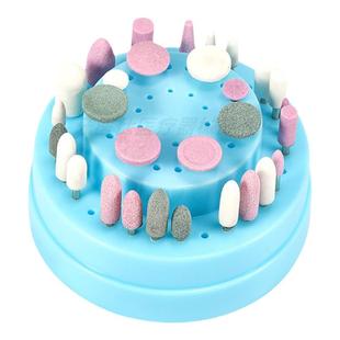 牙科抛光磨头金刚砂石口腔低速磨头套装硅橡胶抛光树脂打磨机磨头