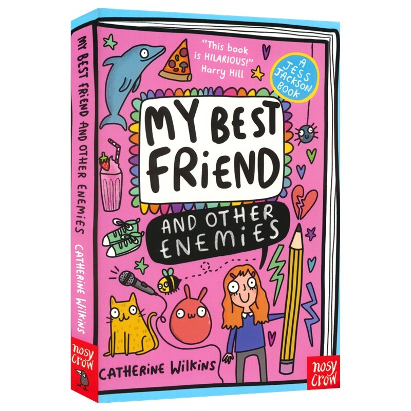 A Jess Jackson My Best Friend and Other Enemies 我最好的朋友系列1 儿童校园幽默小说 家庭日常生活成长故事 英文原版进口图书