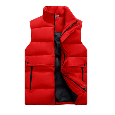 秋冬季立领羽绒棉马甲定制