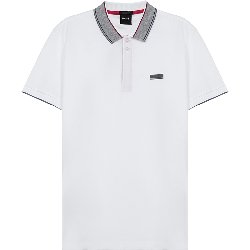 HUGOBOSS男士棉质短袖POLO衫
