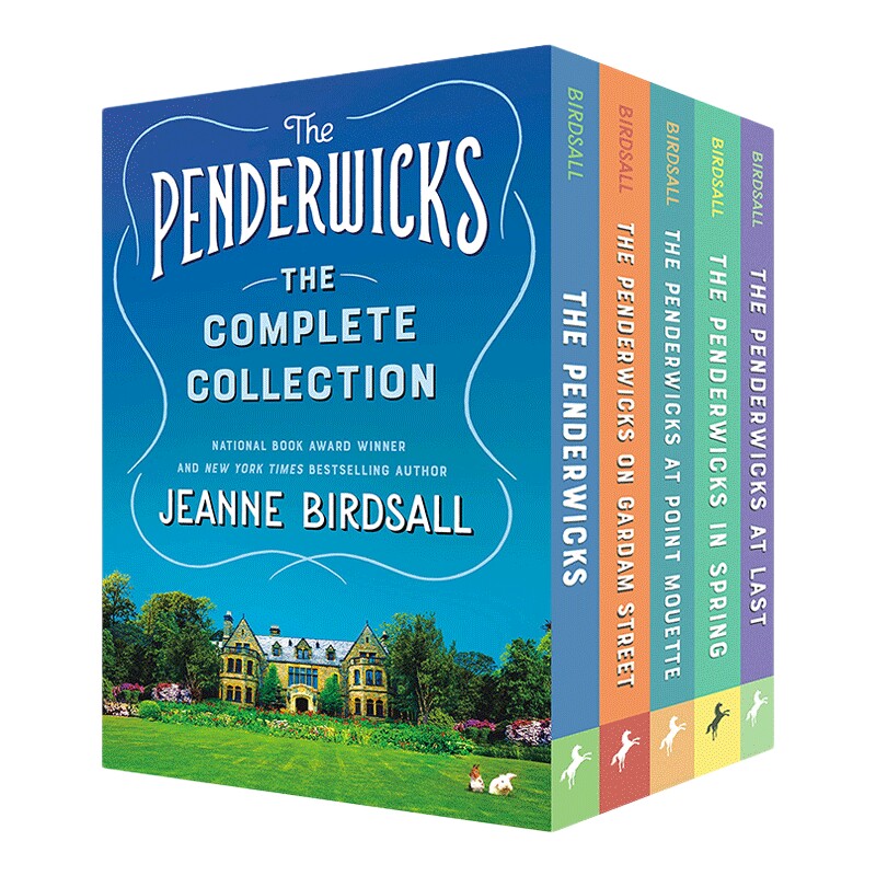 英文原版 Penderwicks 夏天的故事 5册盒装套装 美国国家图书奖 Jeanne Birdsall 儿童冒险故事桥梁书 进口原版
