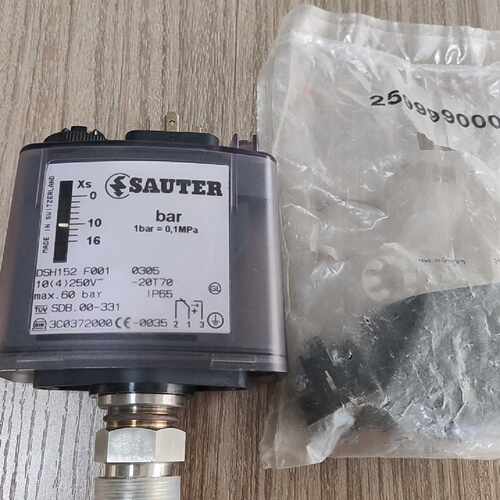 DSH152F001压力开关，SAUTER压力控制器DSH1
