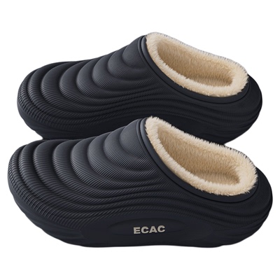 男士棉拖鞋运动防水外穿2025新款