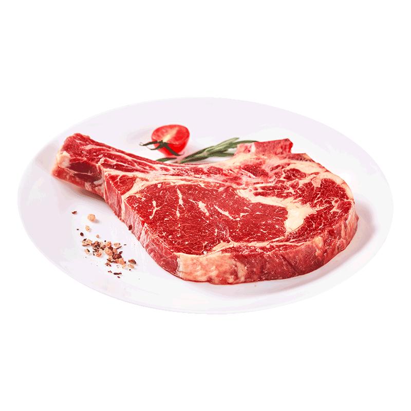鸿亮战斧牛排新鲜澳洲进口眼肉250g*5片厚切儿童黑椒牛排雪花牛肉