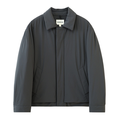 高蓬松保暖白鹅绒宽松直筒羽绒服