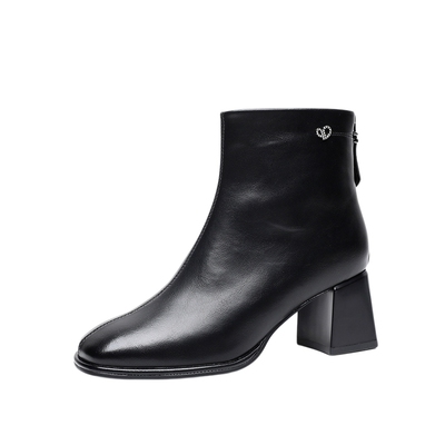 卓诗尼潮流粗跟时装靴