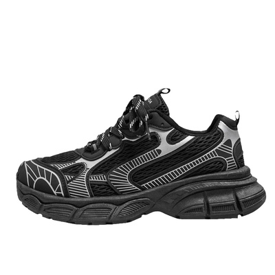 【冬季加肥加宽老爹鞋加绒男鞋】