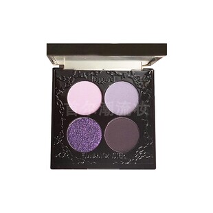 矜贵灰粉棕色烟熏 haggard黑烬四色眼影盘02伊莫盘低饱和爆闪亮片