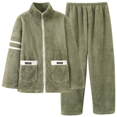 珊瑚绒俞兆林不起球不褪色男士