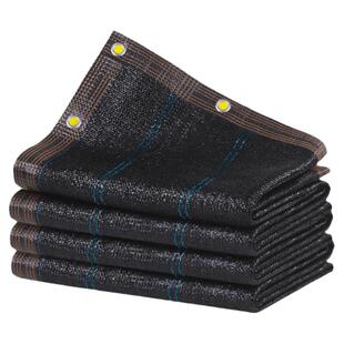 黑色遮阳网防晒网加厚加密加筋阳台遮阴车棚庭院隔热遮光网太阳网