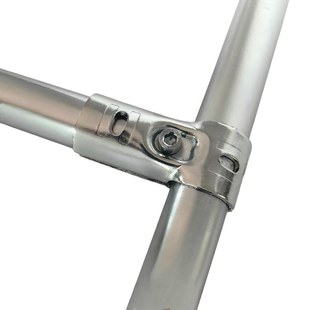 1寸钢管不锈钢管圆管镀锌管25mm32mm连接件配件大棚衣架花架接头