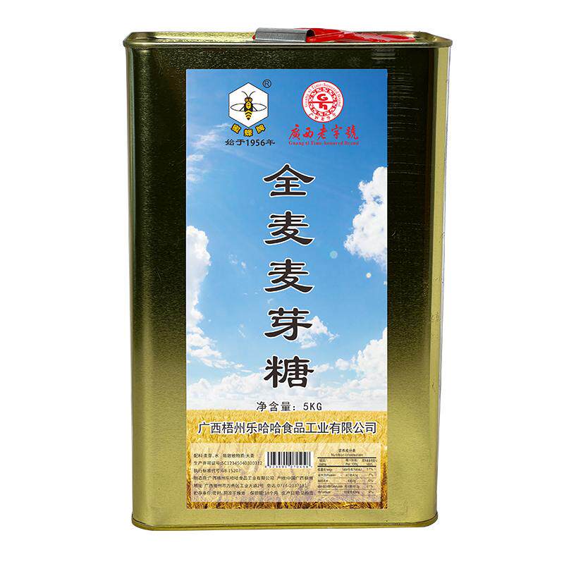 蜜蜂牌全麦麦芽糖5kg传统手工