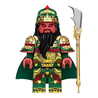 珍藏版三国小侠关羽军团积木人仔