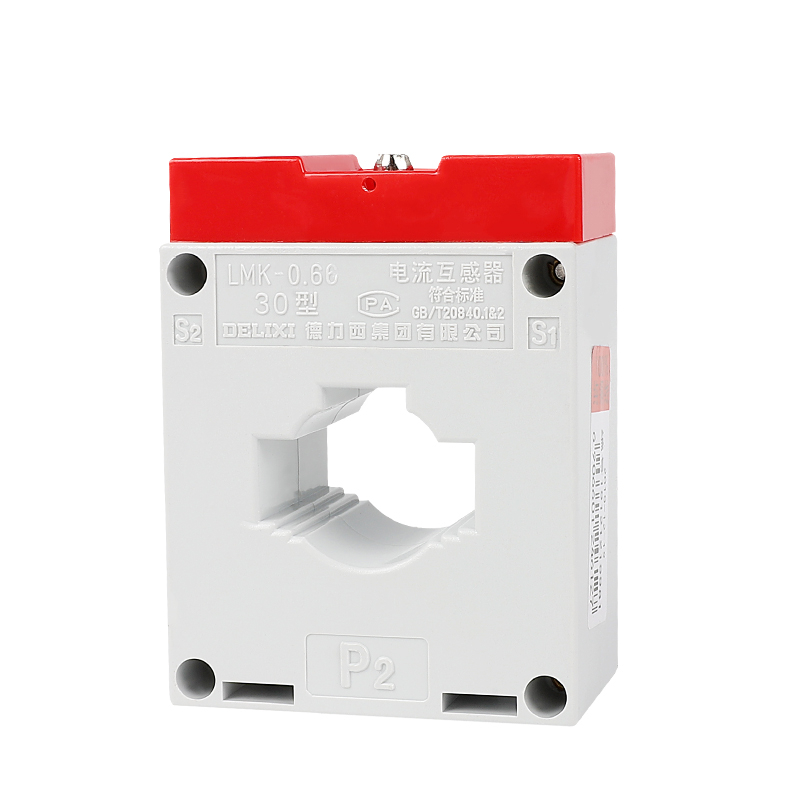 德力西电流互感器BH-LMK-0.66交流电表300/5 500/5铜排配电箱开关