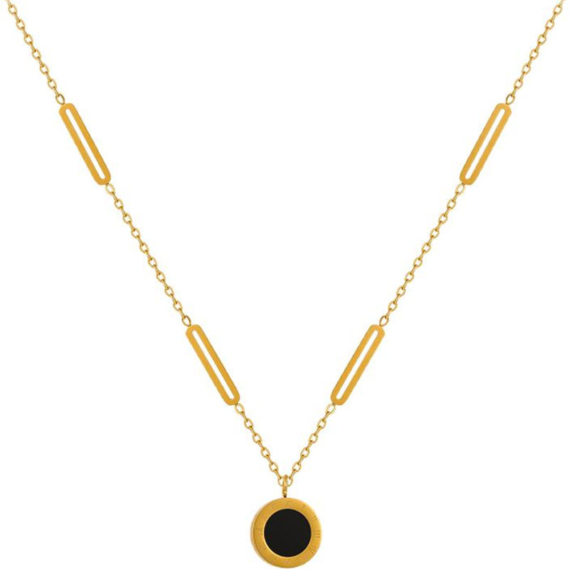 双面钛钢项链女款2025新款轻奢小众高级感长款毛衣链秋冬装饰配饰
