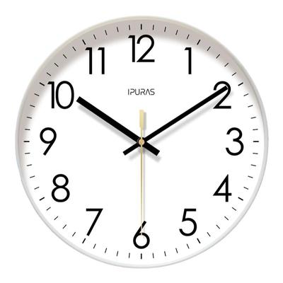 易普拉自动对时分秒不差客厅挂钟