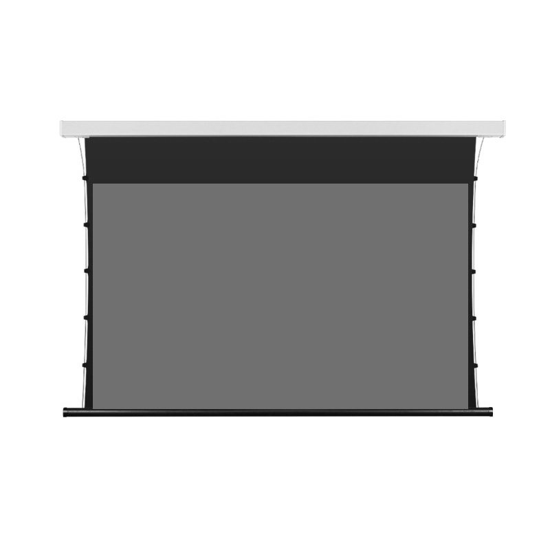 投影幕布家用电动菲涅尔抗光100寸120寸嵌入式投影仪屏幕3D/4K/8K遥控升降壁挂隐藏式家庭影院壁挂自动升降
