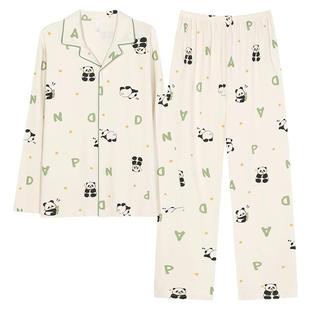 睡衣男款纯棉春秋长袖2026新款男士凉爽可爱大码宽松可外穿家居服