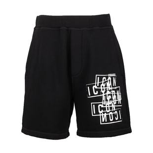 Dsquared2二次方男 Icon Stamps 运动短裤男士2025春夏新款XY推选