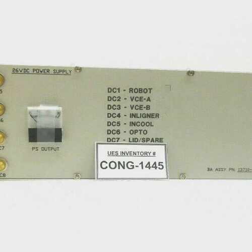 Brooks Automation 001-3710-03 26VDC 电源 13710-03 显示屏有裂