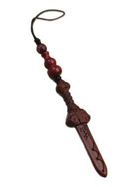 雷击枣木天师七星宝剑金刚杵法器挂件手机链钥匙扣随身保平安吊坠