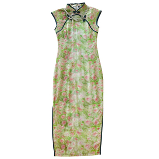 新中式旗袍2026年新款夏季气质优雅复古年轻款少女改良花朵连衣裙